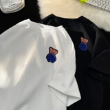 TC04*P22美式250克重磅华夫格刺绣短袖T恤男夏季潮牌ins上衣控38，男装T恤，星座414A-2（原B215-2）