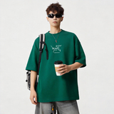 TU03*P20重磅情侣短袖t恤男女夏季潮流痞帅体恤宽松百搭半袖上衣，男装T恤，星座414A-2（原B215-2）