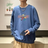 6003*P35秋季新款卫衣男春秋潮牌青少年纯棉长袖t恤套头外套上衣，男装卫衣，星座414A-2（原B215-2）