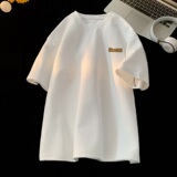 TC53*P22华夫格男女t恤夏季短袖宽松大码体恤潮牌风半袖上衣服，男装T恤，星座414A-2（原B215-2）