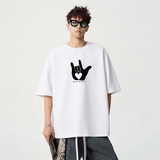 TU06*P20重磅情侣短袖t恤男女夏季潮流痞帅体恤宽松百搭半袖上衣，男装T恤，星座414A-2（原B215-2）