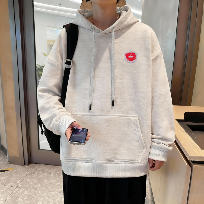 8802*P35美式重磅连帽卫衣男春季新款潮牌刺绣上衣服宽松大码外套，女装短外套，星座414A-2（原B215-2）