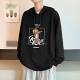 7015*P45连帽卫衣男潮牌ins百搭长袖上衣春秋季宽松纯棉学生外套，男装卫衣，星座414A-2（原B215-2）