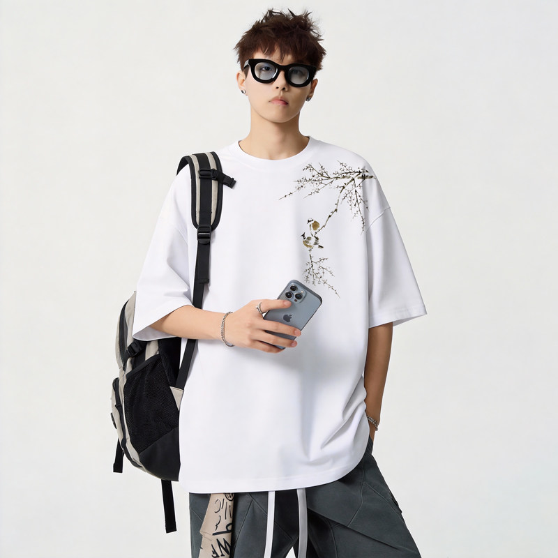 TU01*P20风情侣短袖t恤男夏季潮流痞帅体恤宽松百搭半袖上衣，男装T恤，星座414A-2（原B215-2）