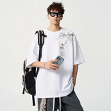 TU01*P20风情侣短袖t恤男夏季潮流痞帅体恤宽松百搭半袖上衣，男装T恤，星座414A-2（原B215-2）