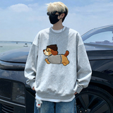 6637*P28美式重磅华棉卫衣男秋季新款潮牌毛巾绣上衣宽松休闲外套，女装短外套，星座414A-2（原B215-2）