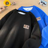 6589*P28美式重磅华夫格卫衣男春季新款潮牌高街上衣宽松百搭外套，男装卫衣，星座414A-2（原B215-2）