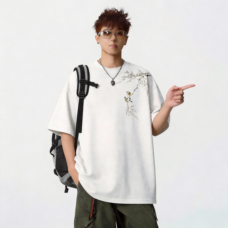 TU01*P20风情侣短袖t恤男夏季潮流痞帅体恤宽松百搭半袖上衣，男装T恤，星座414A-2（原B215-2）