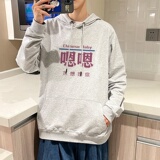 7025*P45港风ins连帽卫衣男潮宽松百搭春秋上衣服潮牌秋季外套，男装卫衣，星座414A-2（原B215-2）