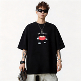 TU05*P20重磅情侣短袖t恤男女夏季潮流痞帅体恤宽松百搭半袖上衣，男装T恤，星座414A-2（原B215-2）