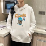 7018*P45秋季新款卫衣男连帽宽松百搭帽衫设计感小众外套潮牌ins，男装卫衣，星座414A-2（原B215-2）