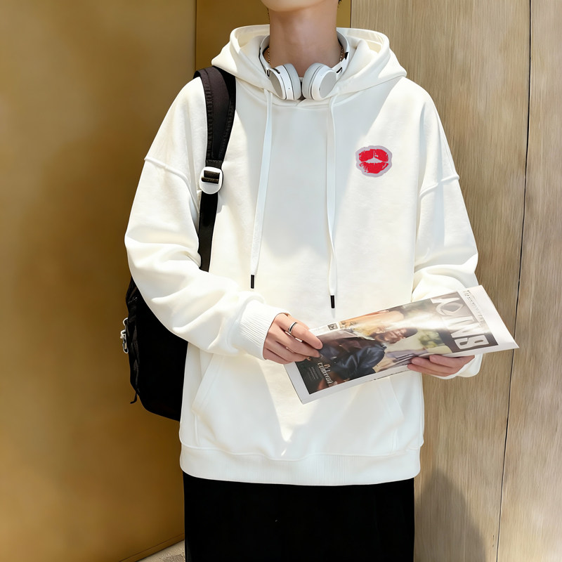 8802*P35美式重磅连帽卫衣男春季新款潮牌刺绣上衣服宽松大码外套,女装短外套,星座414A-2（原B215-2）