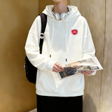 8802*P35美式重磅连帽卫衣男春季新款潮牌刺绣上衣服宽松大码外套，女装短外套，星座414A-2（原B215-2）