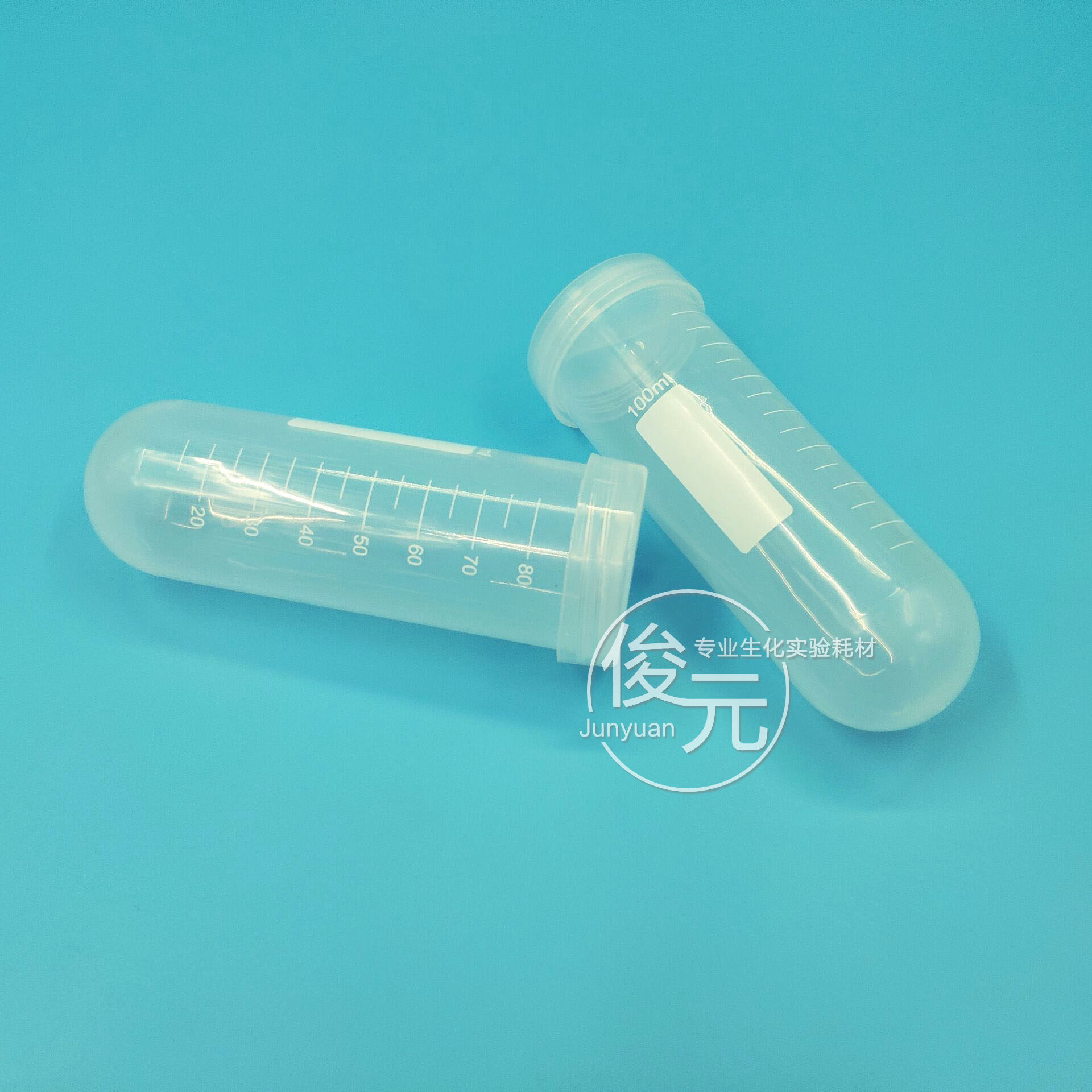 100ml 刻度 离心管 ep管 螺口圆底离心管 30支/包 38x114mm_虎窝淘