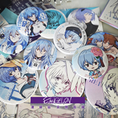 EVA联名绫波丽零个人池吧唧马口铁徽章谷子胸章动漫周边礼物联动