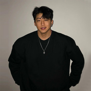 港风潮牌上衣春秋冬季 圆领卫衣男士 重磅美式 情侣宽松 官网热销