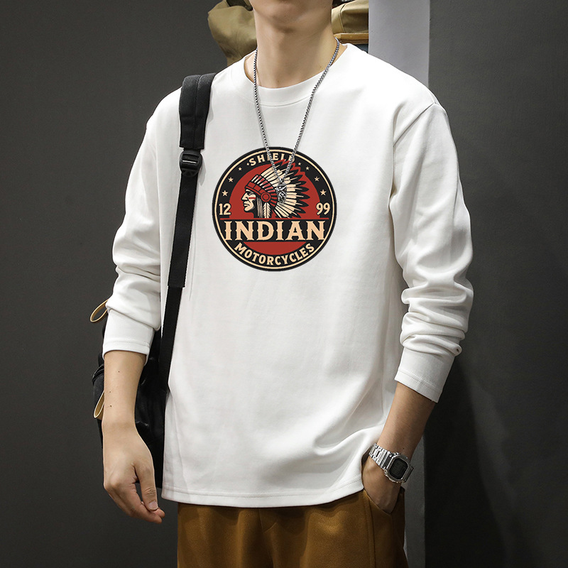 【官网热销】200g重磅全棉长袖t