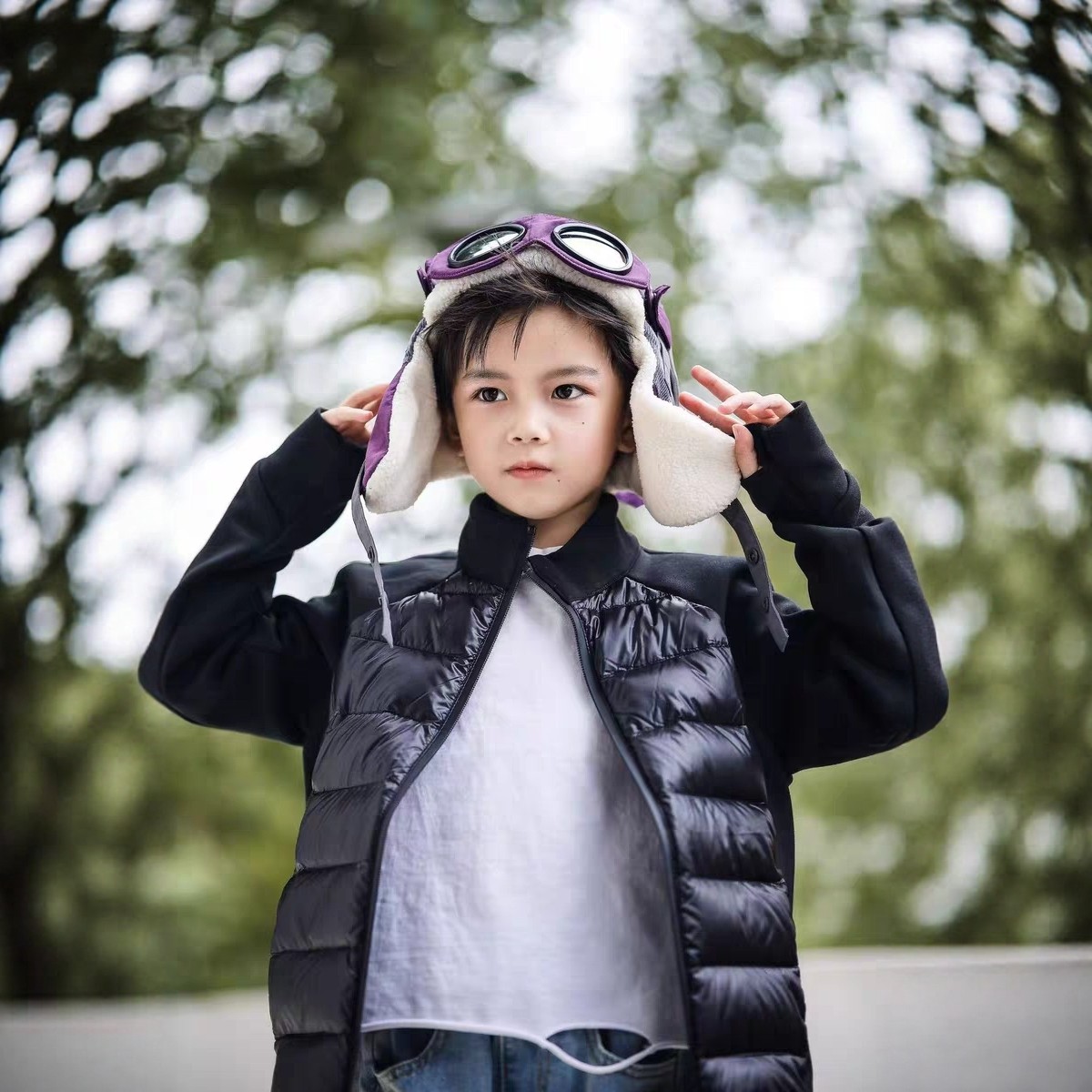 KK树飞行员儿童帽子秋冬男童雷锋帽女孩防风护耳宝宝保暖,童装/婴儿装/亲子装,帽子,淘宝优惠券,粉丝福利购,淘宝优惠卷