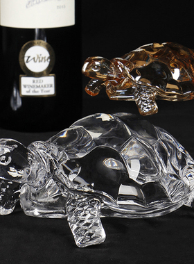 水墨兰亭玻璃摆件欧式桌面酒柜