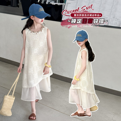 女童无袖连衣裙夏季新款