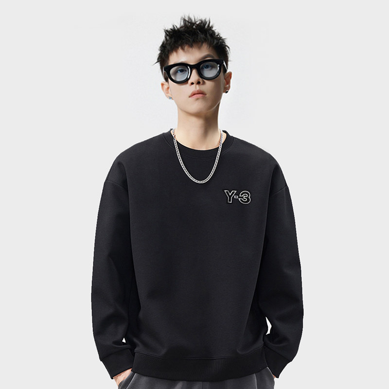 380克大码卫衣刺绣标圆领长袖卫衣潮牌新款宽松男YW276P38控58,男装卫衣,星座414A-3（原B215-3）
