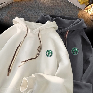 刺绣字母秋季连帽卫衣嘻哈街头潮牌宽松帽衫上衣服LW216 P55 控75图片