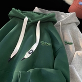 刺绣字母秋季连帽卫衣嘻哈街头潮牌宽松帽衫上衣服AW245P55控75，男装卫衣，星座414A-3（原B215-3）