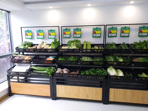 蔬菜架水果精品展示超市