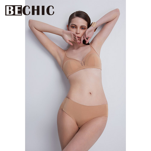 bechic平角裤无痕内裤女