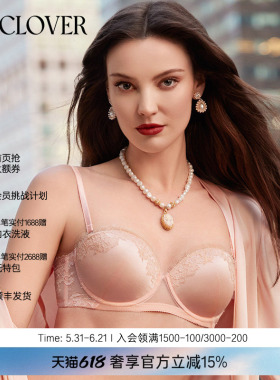 兰卡文LA CLOVER法式漫游系列1/2模杯文胸LC11XW2