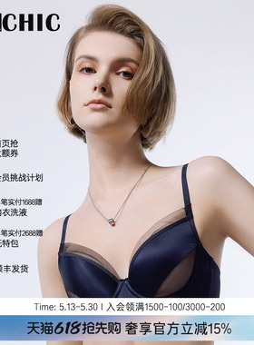 BeChic网纱透气性感内衣4/4薄杯文胸内衣女光韵BC13CK1