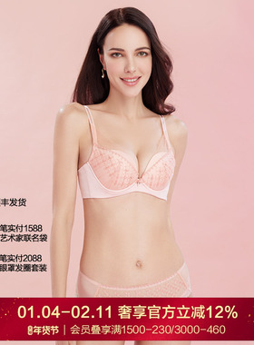 LACLOVER兰卡文星河闪烁薄透内裤蕾丝三角裤LC22SR1