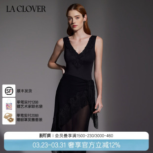 CLOVER兰卡文连体泳衣V领性感海岛漫游LC68XP1