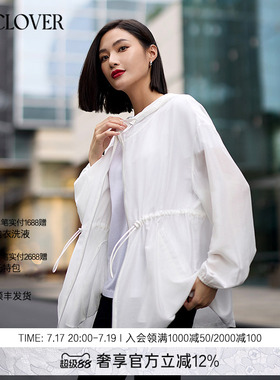 兰卡文(LA CLOVER)卢浮之吻防晒外套新款女LC81ZR3