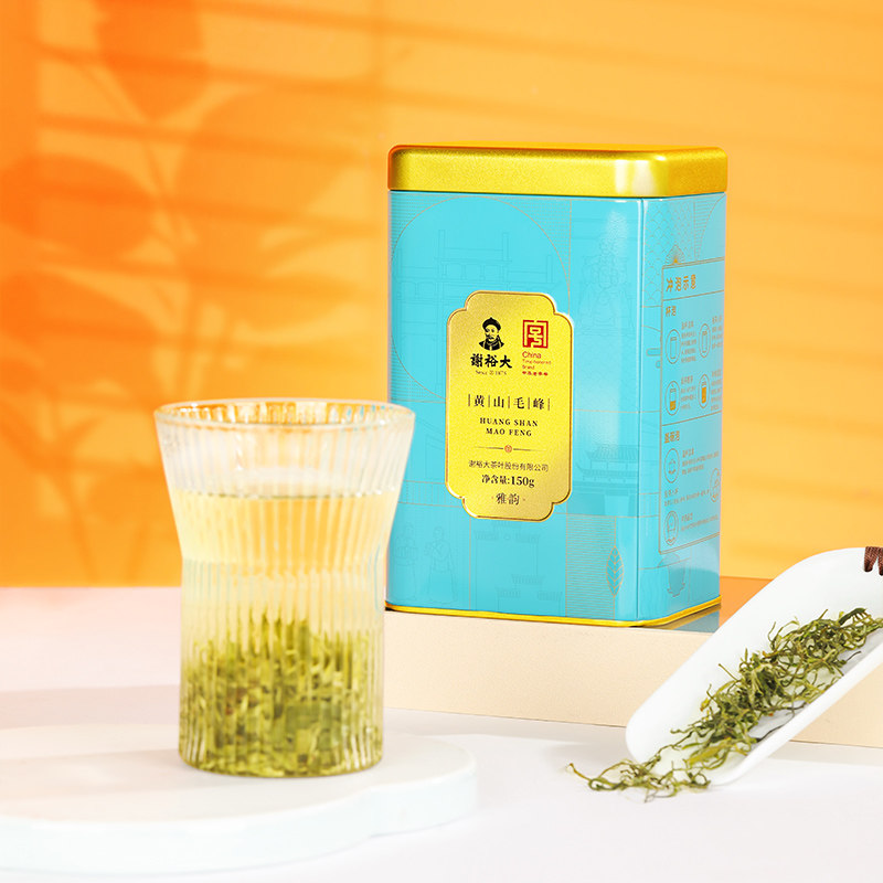 谢裕大黄山毛峰雨前2024新茶特级揉捻150g经典老茶高山雨雾绿茶叶