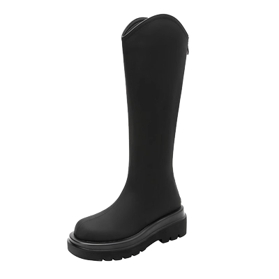 小个子靴子女显高胖mm粗腿大码靴