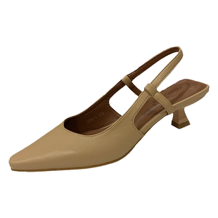 法式高级感包头凉鞋女外穿2026春夏新款尖头浅口细跟超火气质单鞋