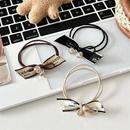 小众字母飘带蝴蝶结发圈头绳女高弹力扎发皮筋发绳简约气质发饰