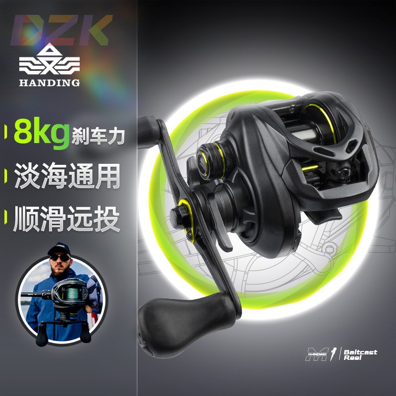 汉鼎M1水滴轮路亚轮枪柄竿轮钓鱼线轮.1
