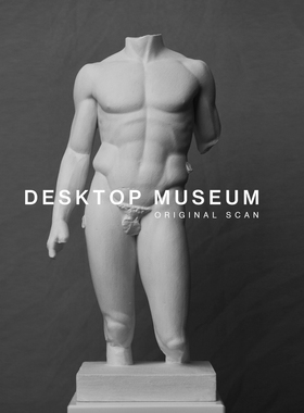 经典雕塑作品《持矛者》树脂模型