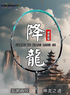 羽毛球拍全碳素进攻型专用4u成人羽毛球拍男女情侣娱乐拍单拍高w5