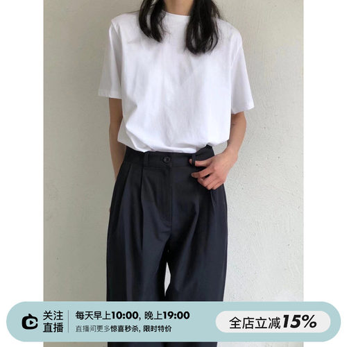 宽松百搭纯棉四季可穿女