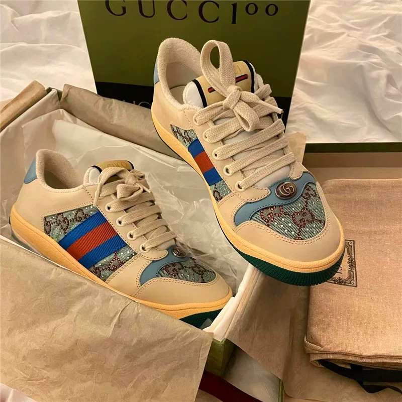 Gucci/Gucci Женские туфли загрязненные туфли