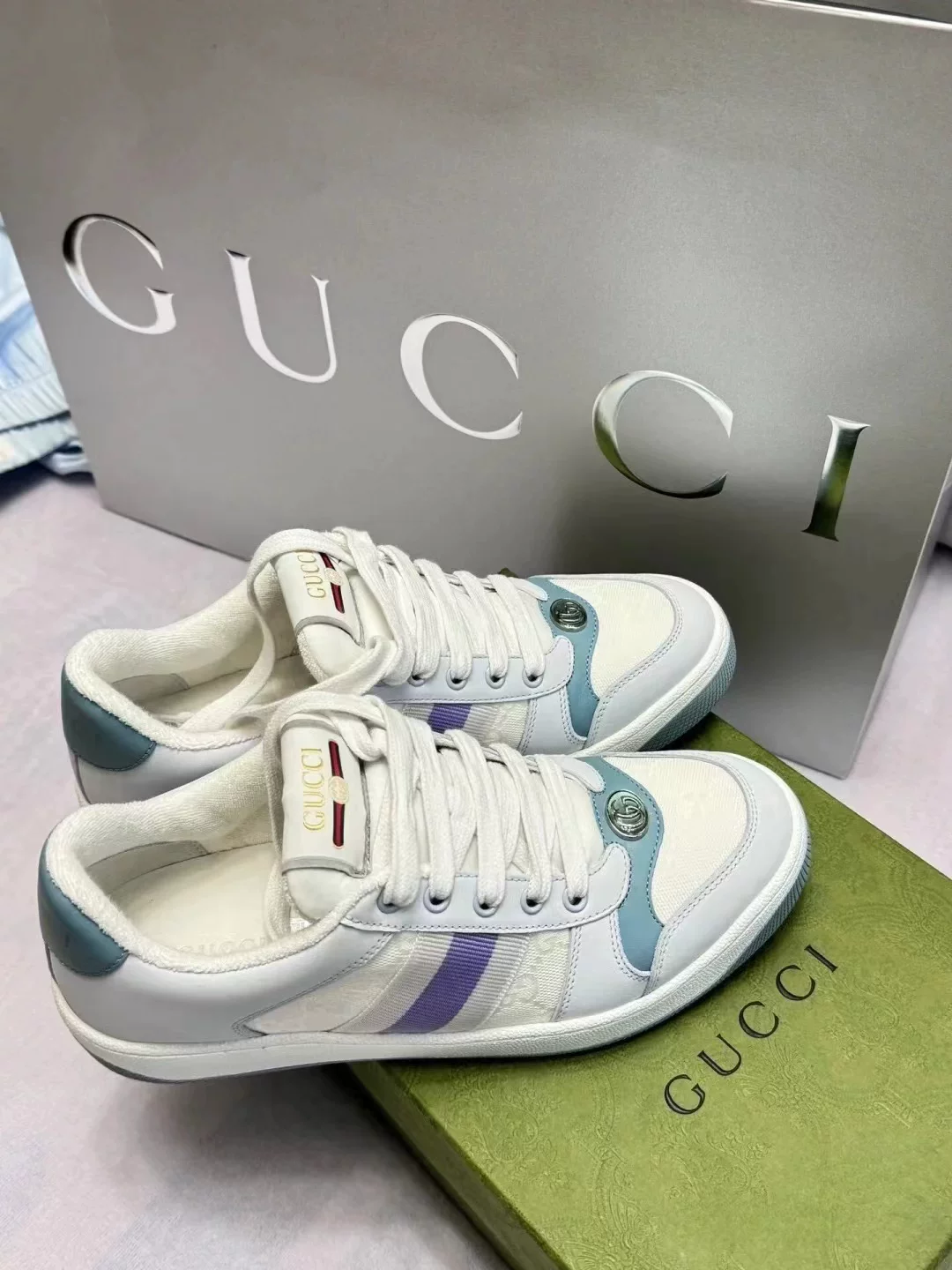 Gucci/Gucci Женские туфли загрязненные туфли