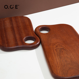 OCE家品自然榉木乌檀木砧板大号切菜板厨房揉面案板家用