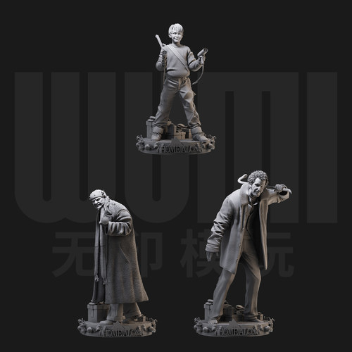 1/24哈利马福 凯文小鬼当家18比例GK白模手办3D打印兵人模型 5281