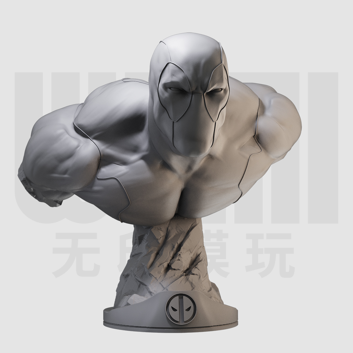 1/10 死侍 X战警 漫威 小贱贱 16比例GK树脂白模手办模型 1302