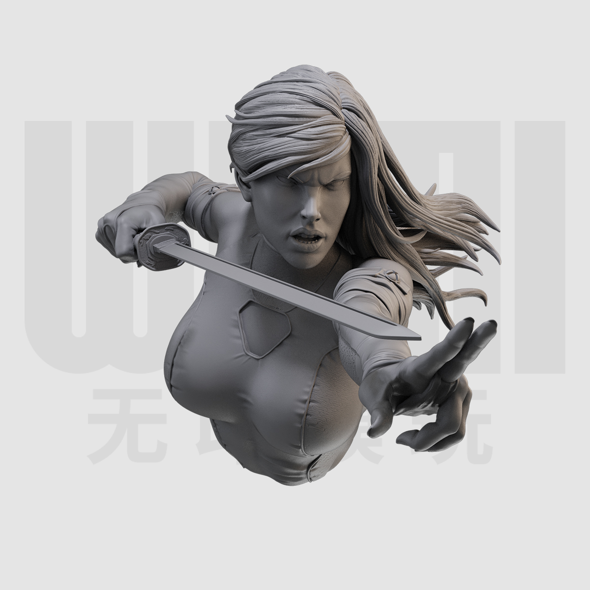 1/10 灵蝶 X战警 漫威 美漫 16比例GK树脂白模手办模型 1072