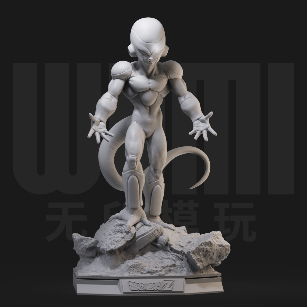 弗利沙 宇宙大王龙珠1/24白模GK手办 35比例兵人3D打印模型 711