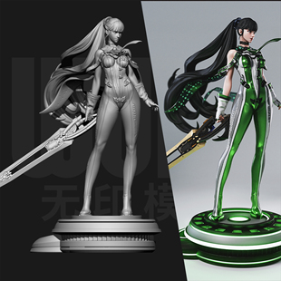 游戏 天使 24GK白模手办 6336 剑星 18比例树脂模型 伊芙Eve